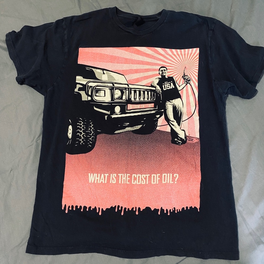 Black Obey Graphic Tshirt